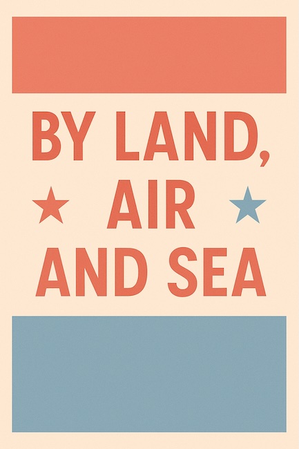 By Land, Air, and Sea